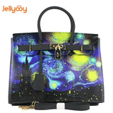 Shoulder Bags Flower Pattern Bags Leather Casual