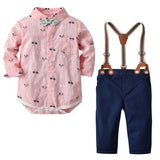 Toddler spring formal gentleman suit