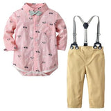 Toddler spring formal gentleman suit