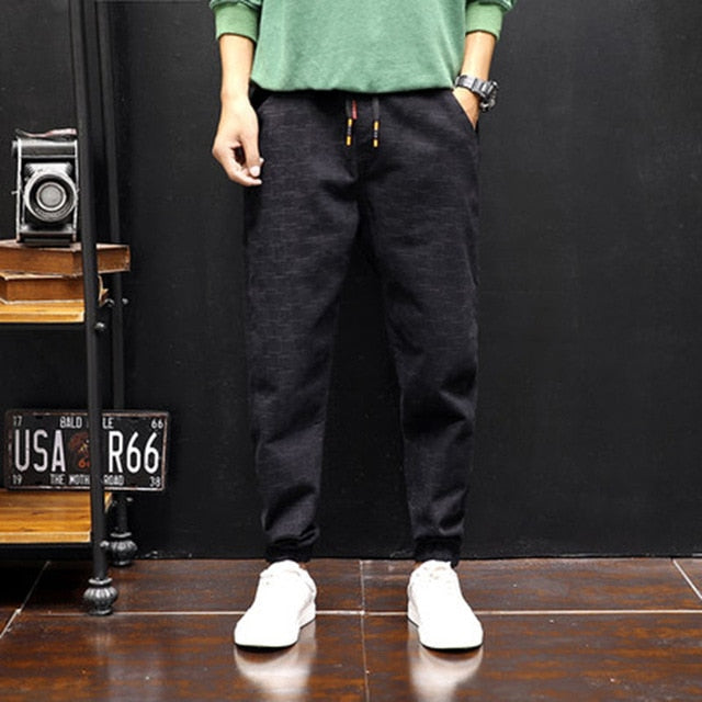 Trousers Elastic Waist Large Size