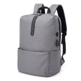 USB Charging Canvas School Bag Anti theft